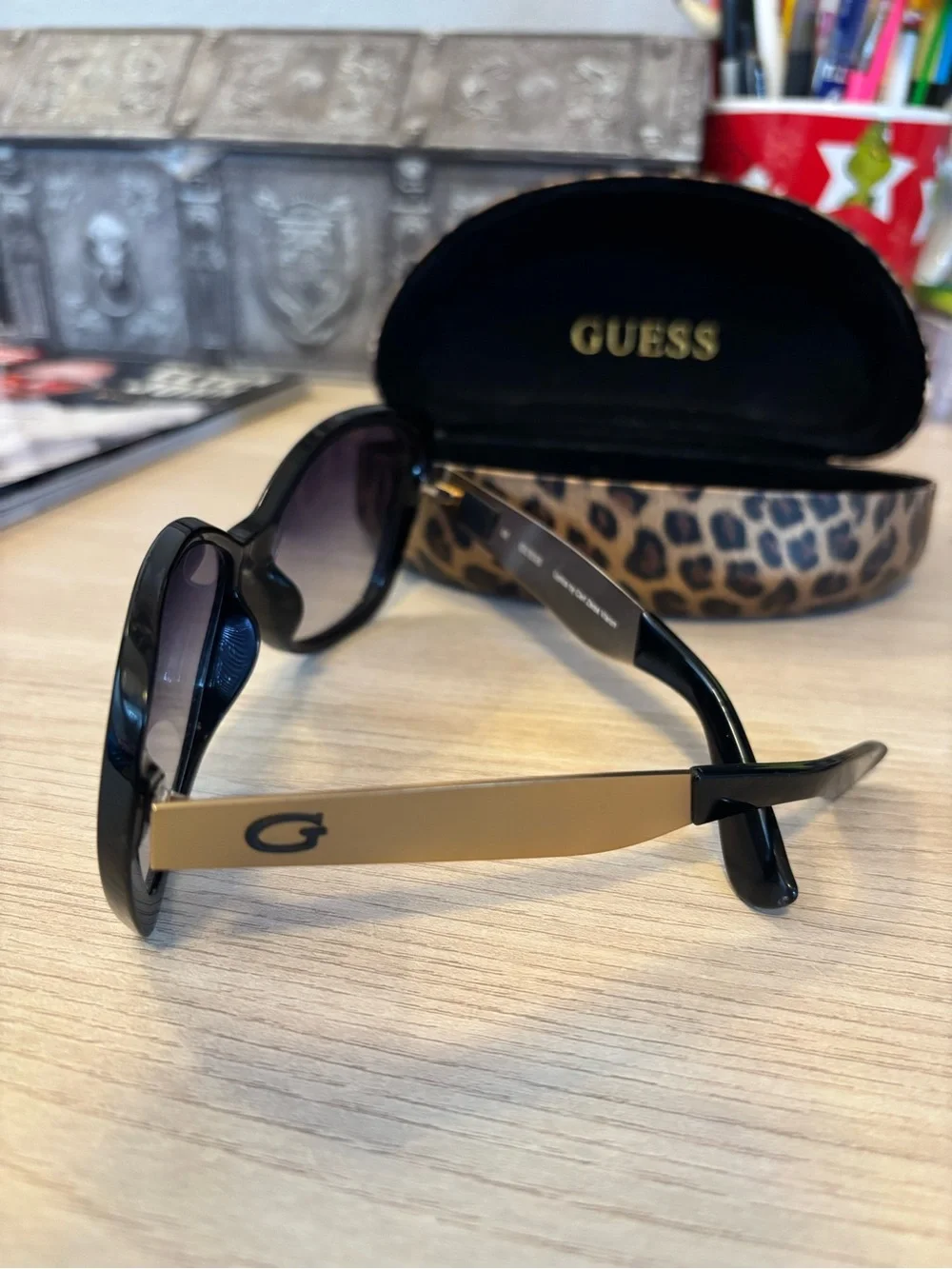 Vintage GUESS Oversized Sunglasses with Carl Zeiss Lenses